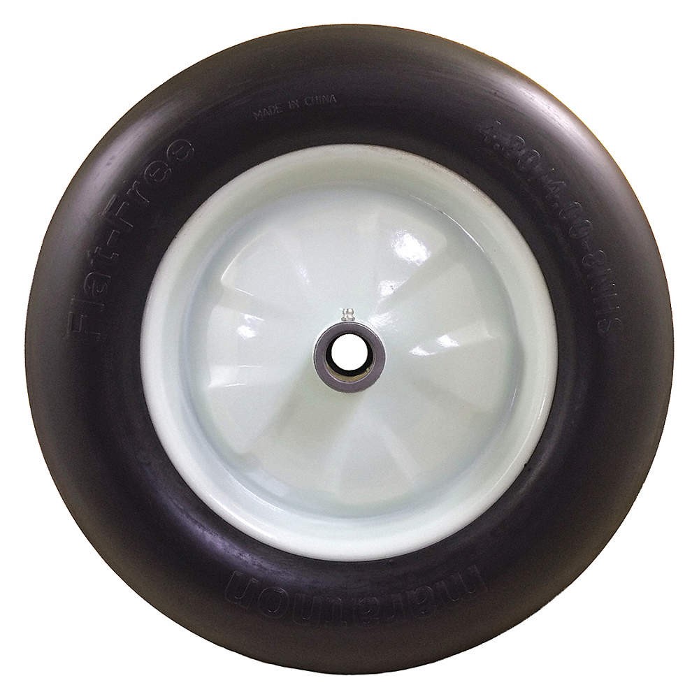 GRAINGER APPROVED 53CM42 FlatFree Wheel,15 1/2″,425lb,4.80/4.00-8 53CM42