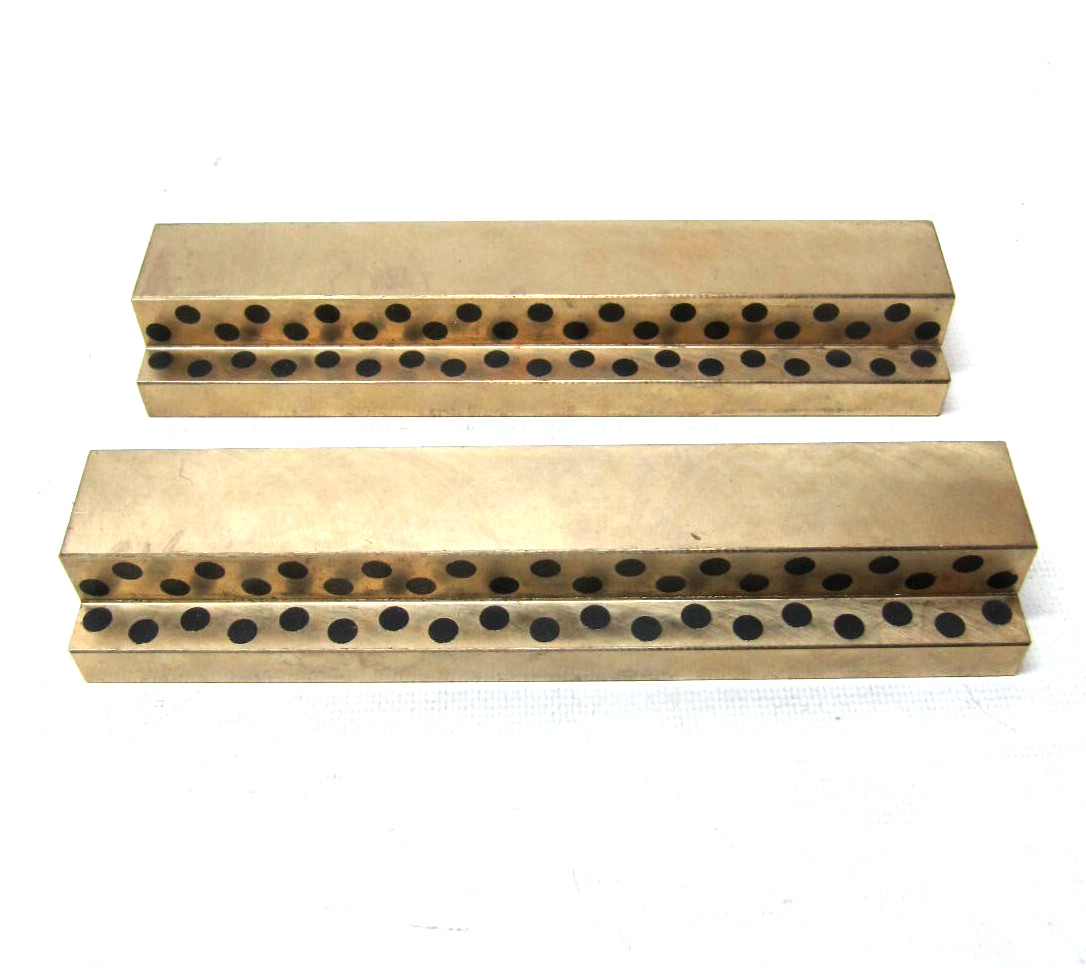 (LOT OF 2, NEW) Lamina L-Gib Oil Free Alum. Bronze Guide Bar L4LG48GN