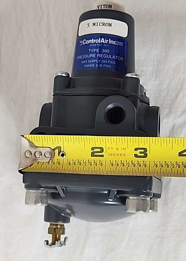 Control Air Inc Type 300 Air Filter Pressure Regulator Max PSIG 250 Range 0-30