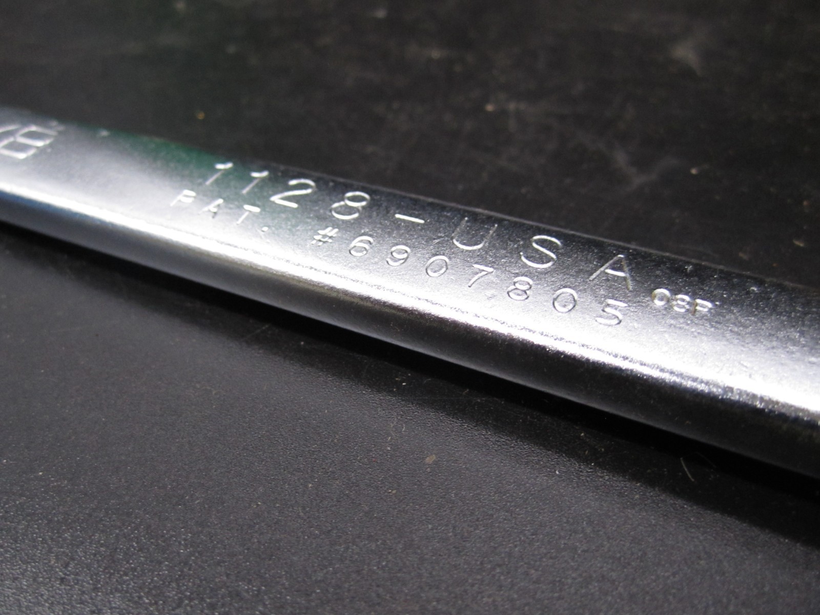 Wright Grip 1127 7/8” Open End Wrench satin finish Used Free Shipping