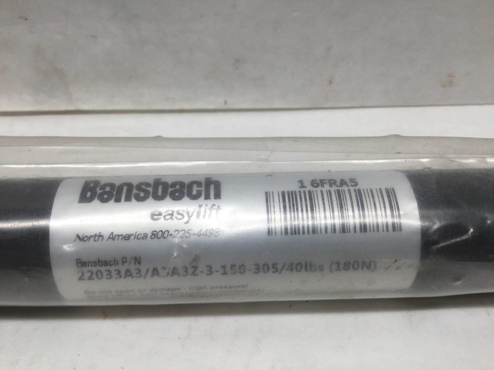 BANSBACH EASYLIFT 22033A3 Gas Spring, Traction, Steel, Force 40