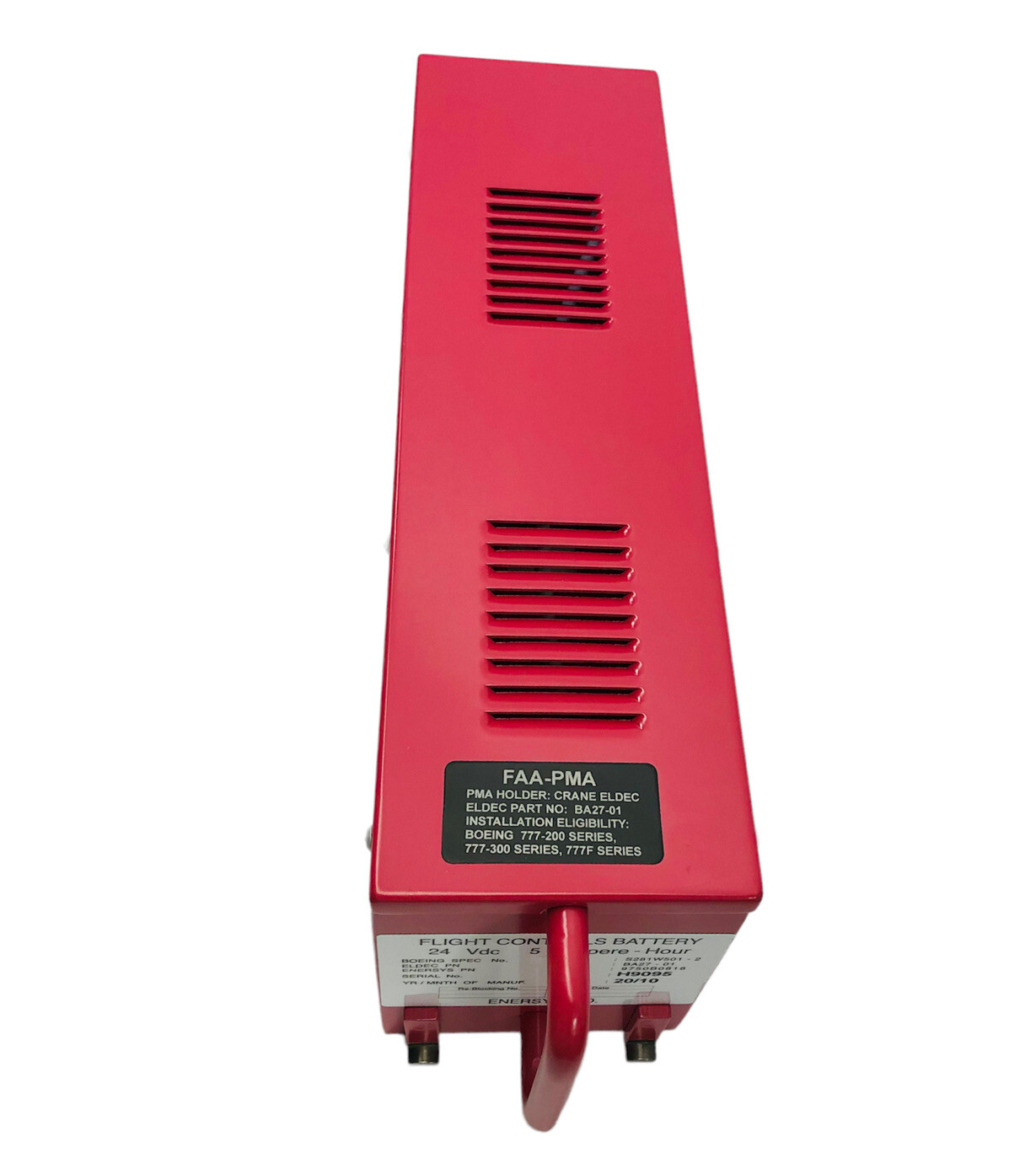HAWKER ENERGY FLIGHT CONTROLS BATTERY 24 Vdc 5 Amp-hour