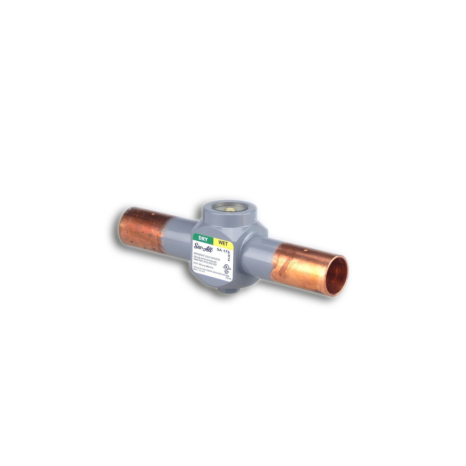 Parker Sporlan 700507 SA-17S 7/8 inch ODF Solder Sight Glass