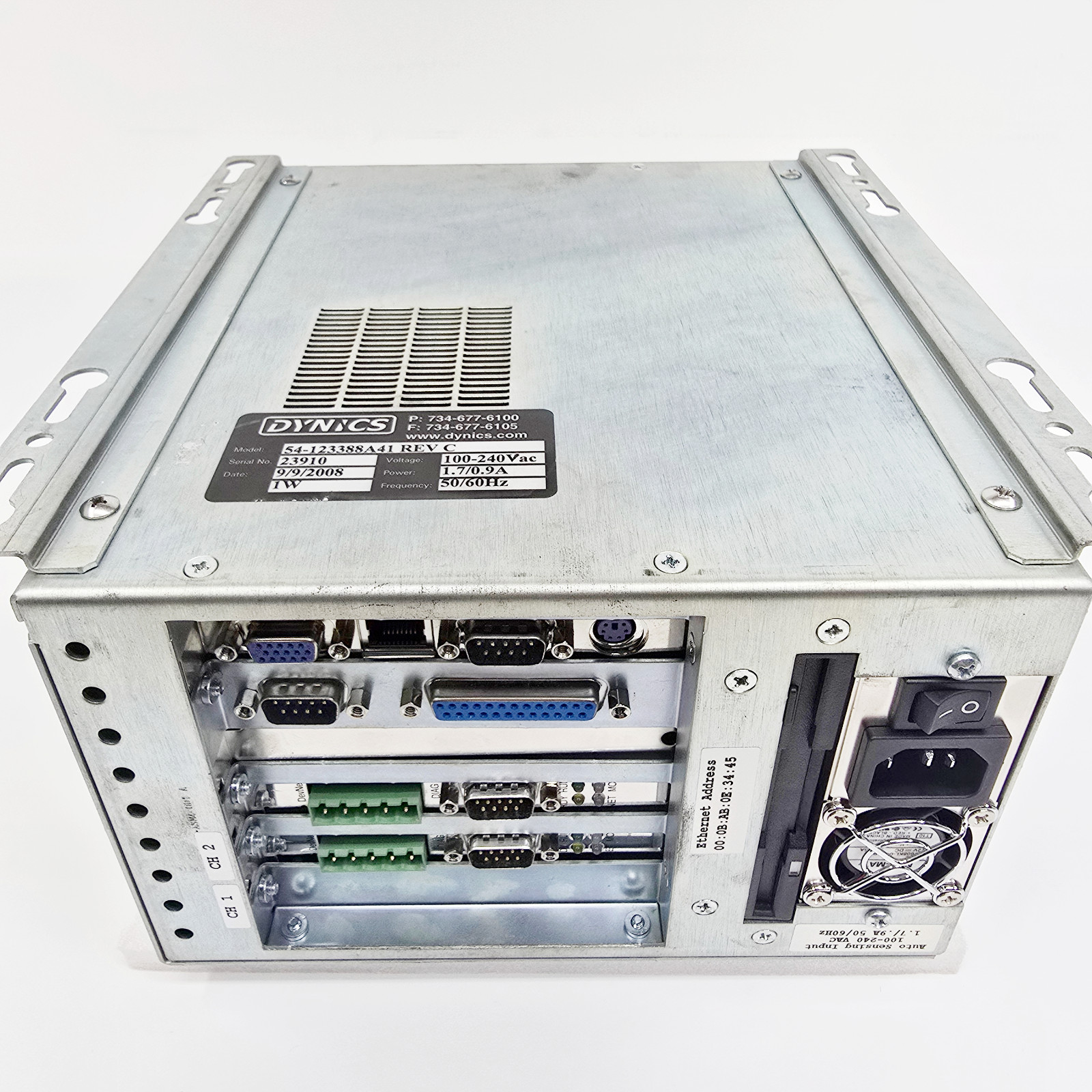 DYNICS 54-123388A41 REV C/D INDUSTRIAL COMPUTER