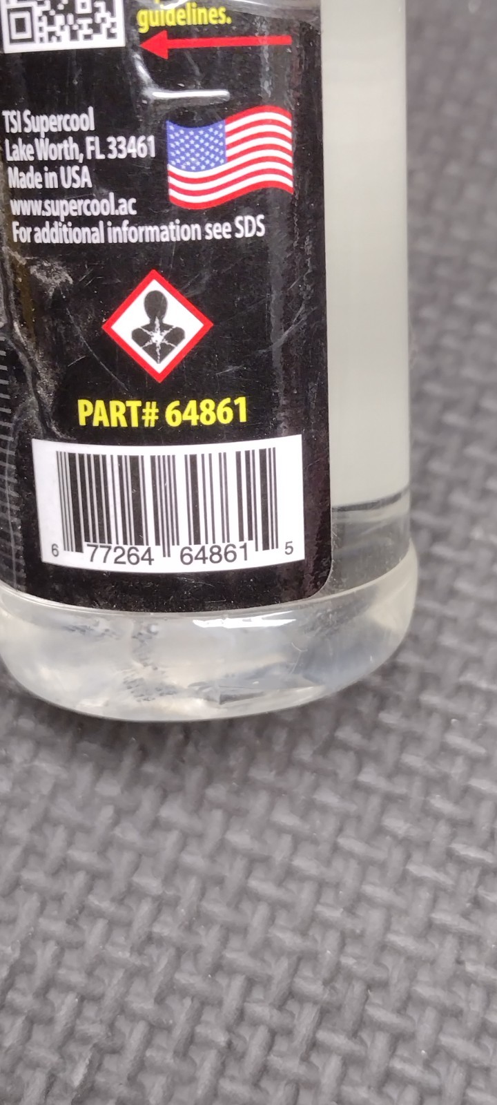 Supercool 64861 Ac Refrigerants And Lubricant, 4 Oz, Clear NEW FREE SHIPPING