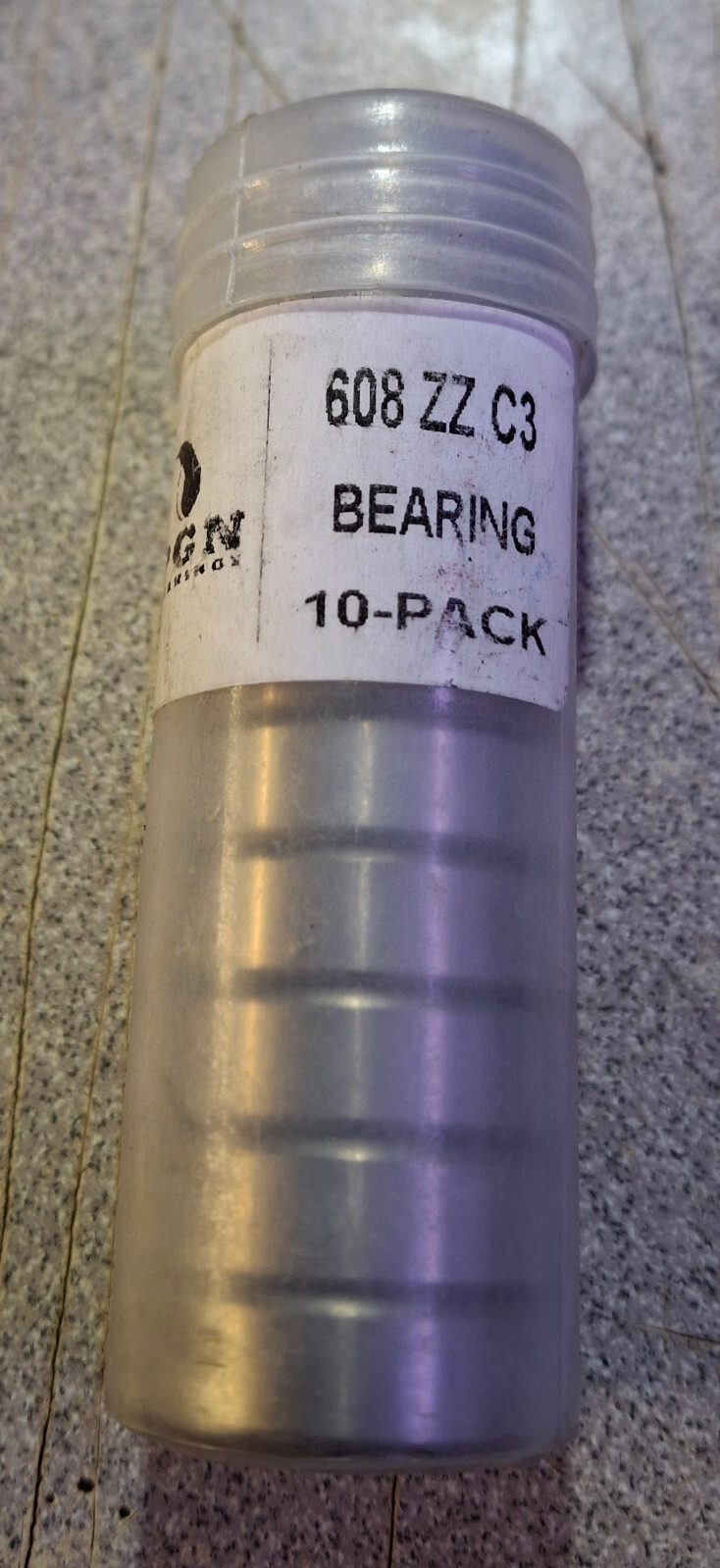 10 NEW PGN 608ZZ C3 STEEL SEALED BALL BEARINGS NNB ***MAKE OFFER***