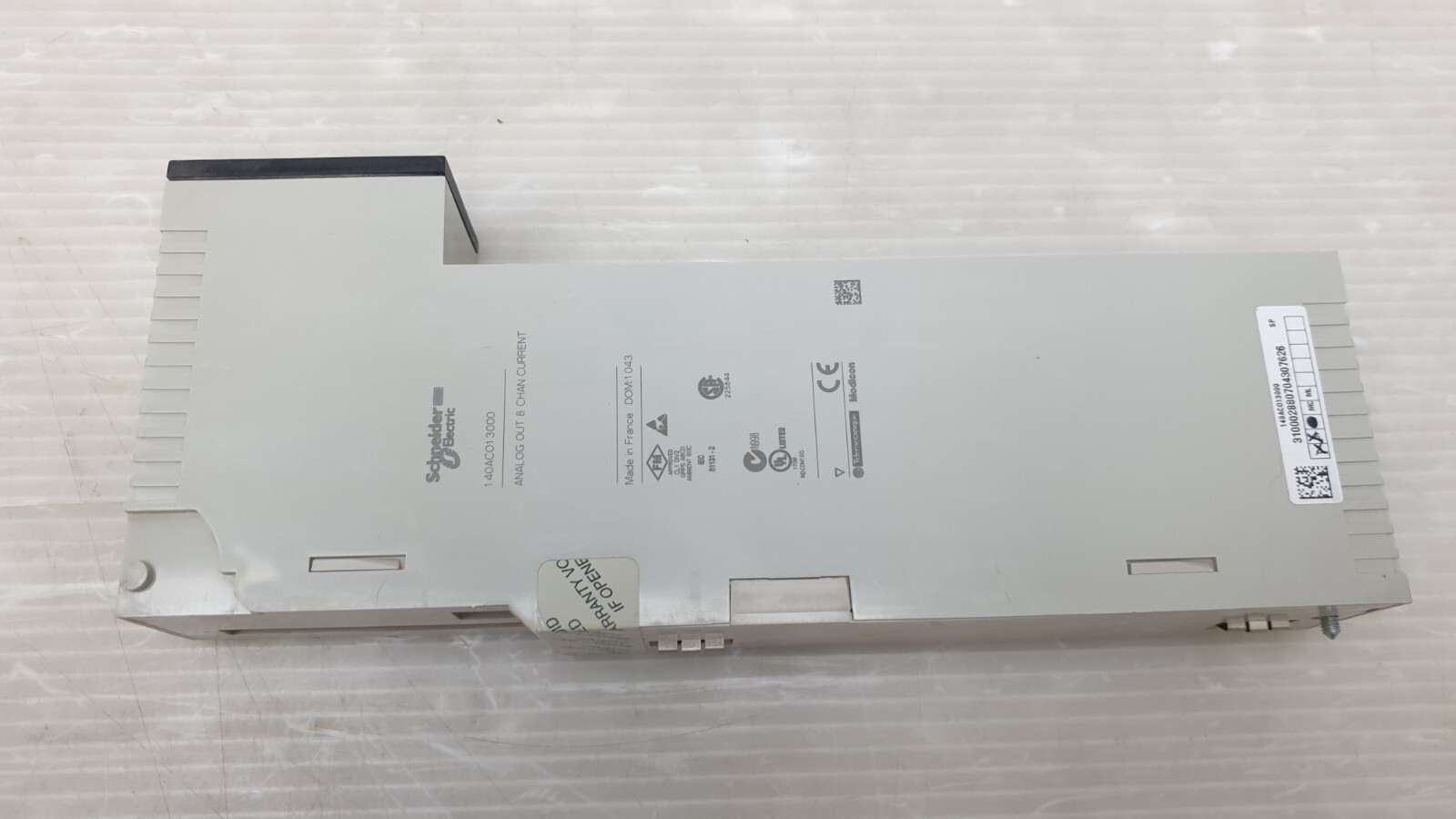 Modicon Schneider TSX Quantum PLC 140-ACO-130-00, 114801 ANALOG OUT 8 CH CURRENT