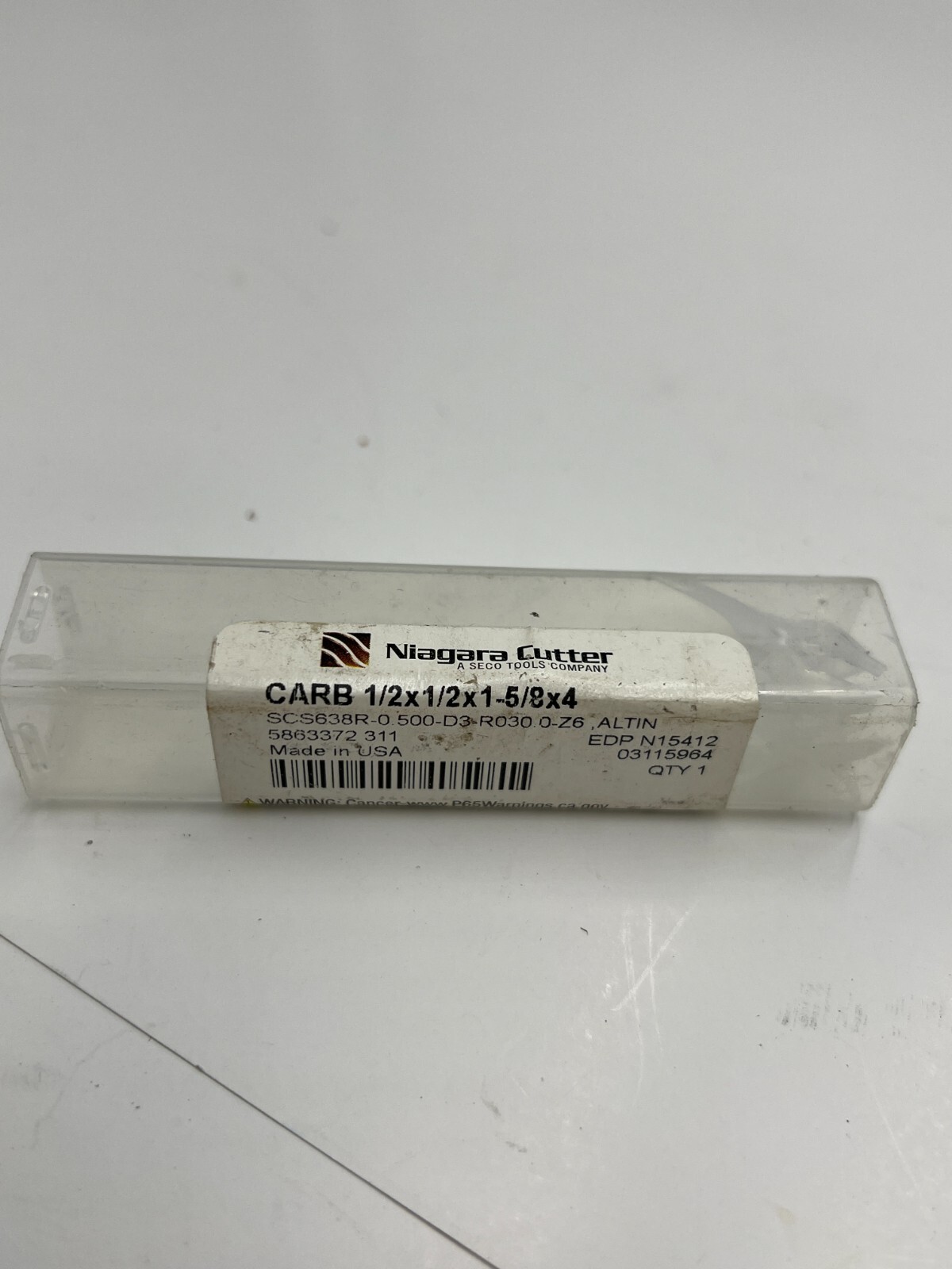SCS638R-0.500-D3-R030. 0-Z6 Solid Carbide Multi-flute with Chip Splitter Corner
