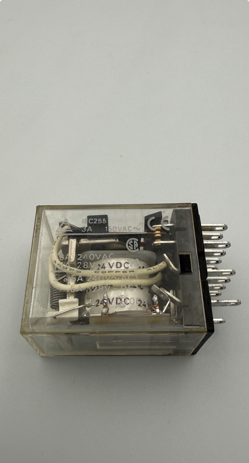 OMRON MY4N 24VDC RELAY LOT OF (7) #00