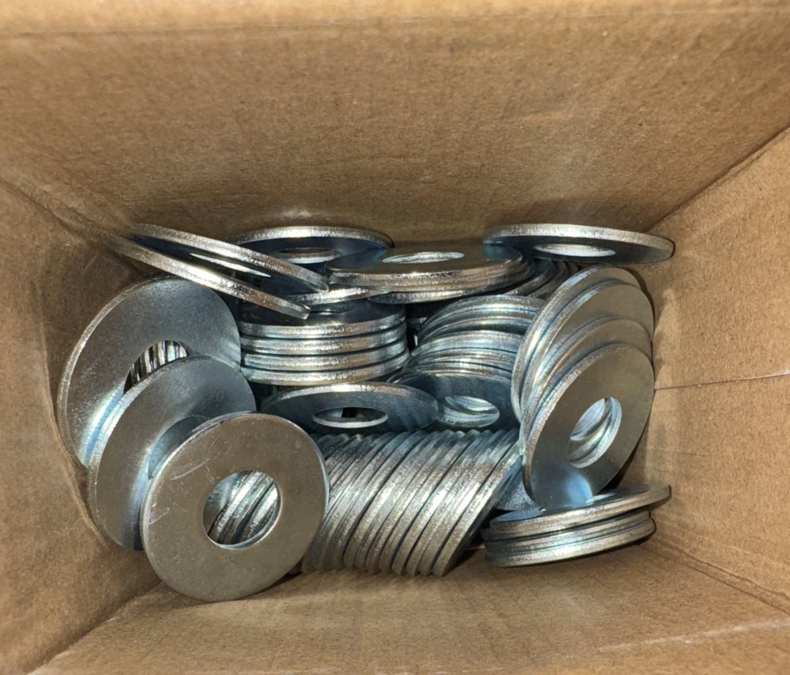 1/2″ USS Flat Washer Zinc (100 Pack)