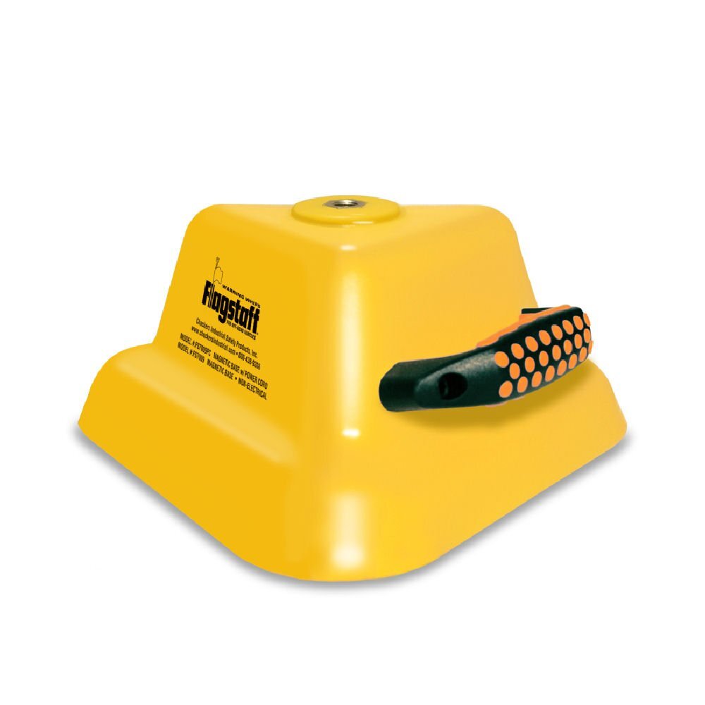 Checkers Industrial Safety Products Flagstaff Magnetic Mount Base with Handle