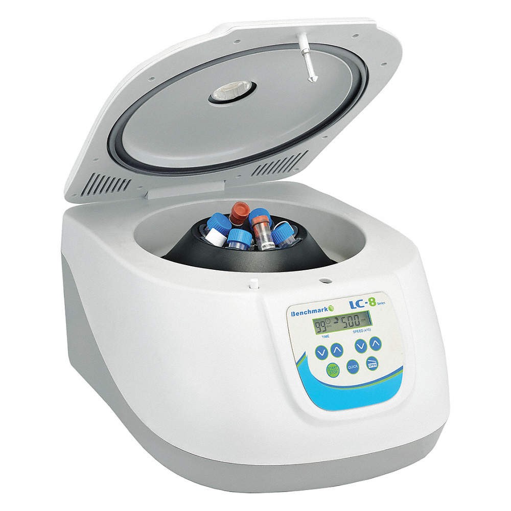BENCHMARK SCIENTIFIC C3200 Centrifuge,8 x 15 mL,8 1/4 in 422V25