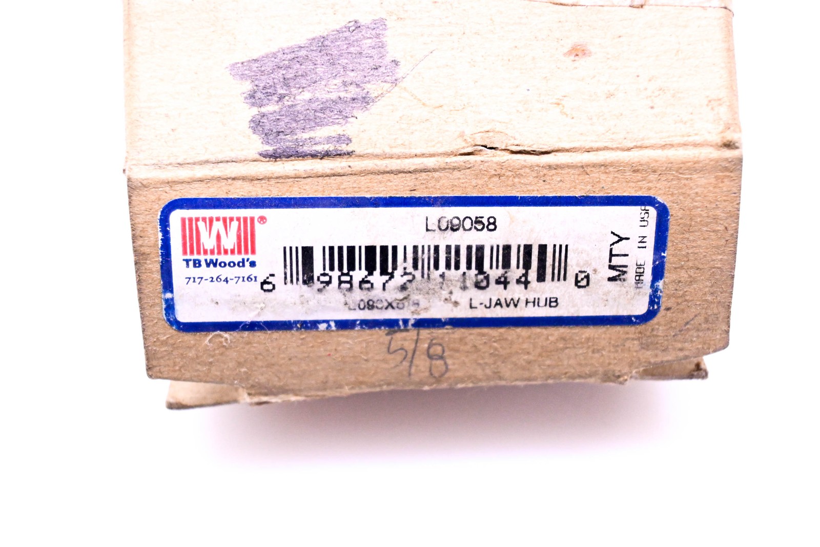 TB Wood’s L09058 L-Jaw Coupling NOS