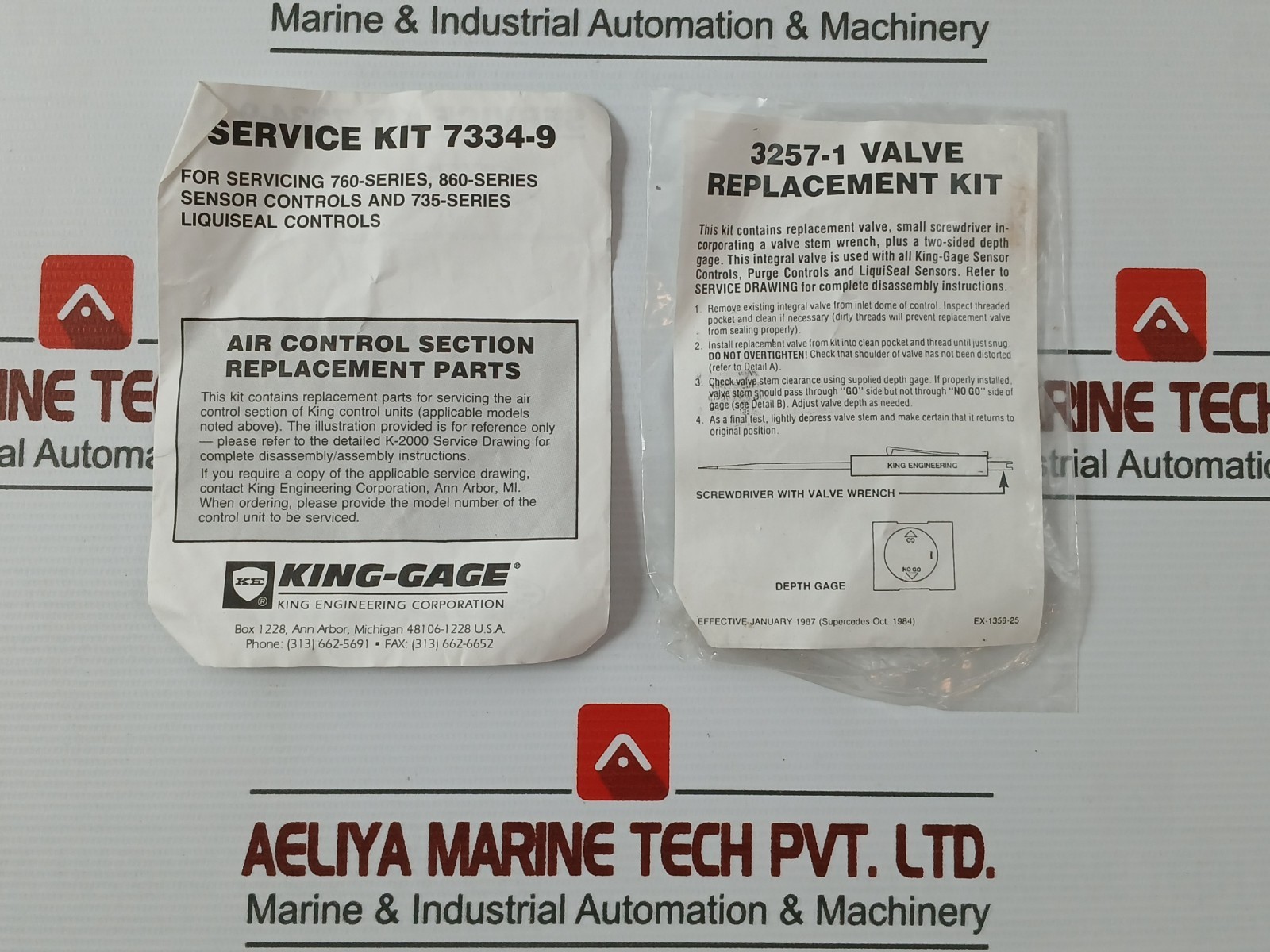 KING-GAGE 7334-9 Control Section Service Kit