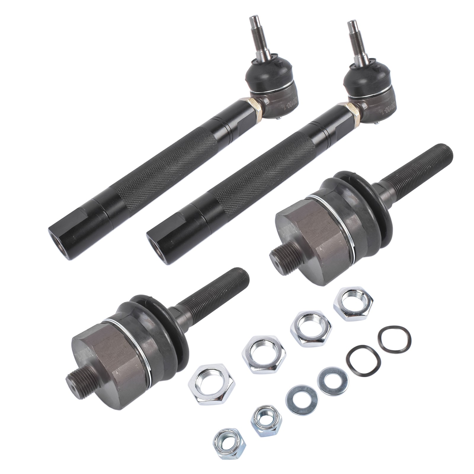0-6″ Adjustable Heavy Duty Tie Rod Ends Kit Fit0-Chevrolet Silverado GMC Sierra