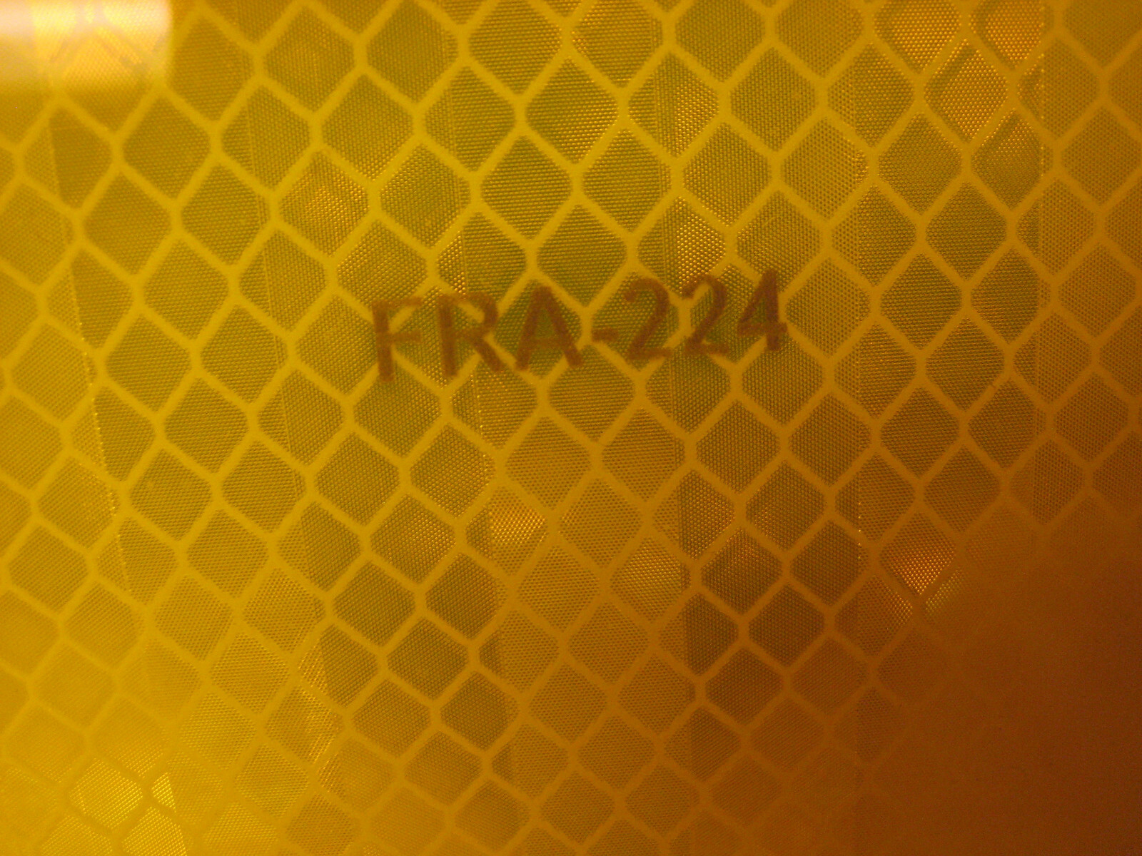 FRA-224 Conspicuity Marking Reflective Tape Yellow 4″ x 20 feet FREE SHIPPING