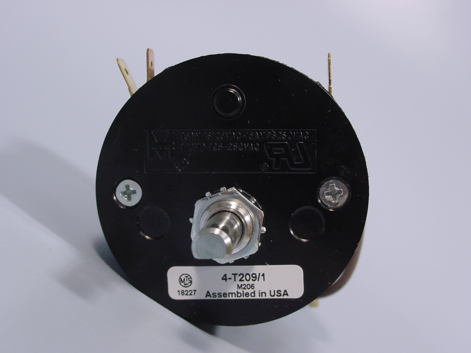 OEM 4-T209/1 Timer for Market Forge, 60 Min; 3W, 230Vac, 50/60Hz