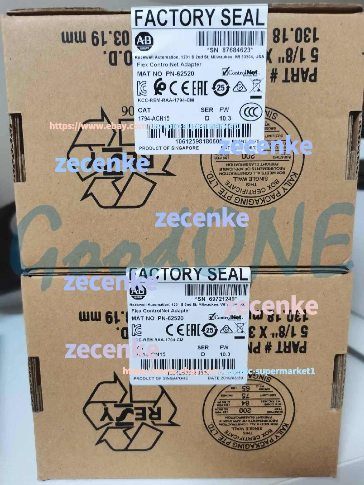 1PC New AB 1794-ACN15 SER A Adapter Module Flex I/O Ser D 1794ACN15