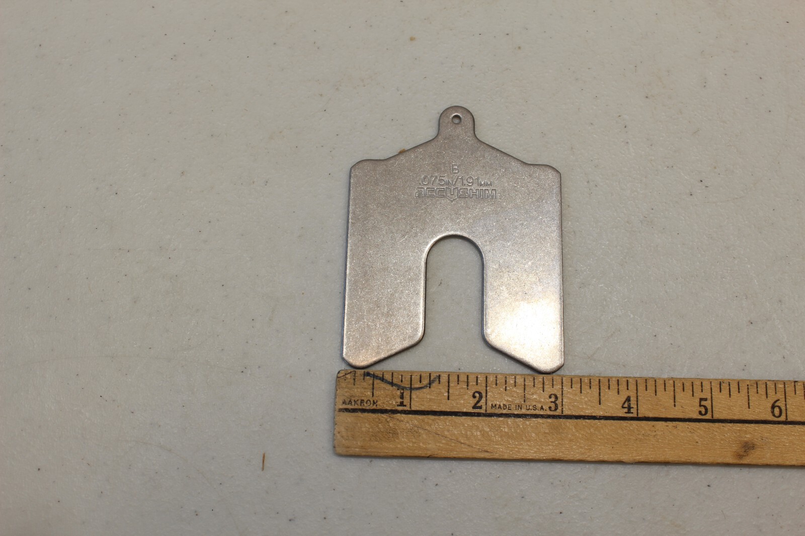 Accushim Size B .075 slotted shims pack of 10
