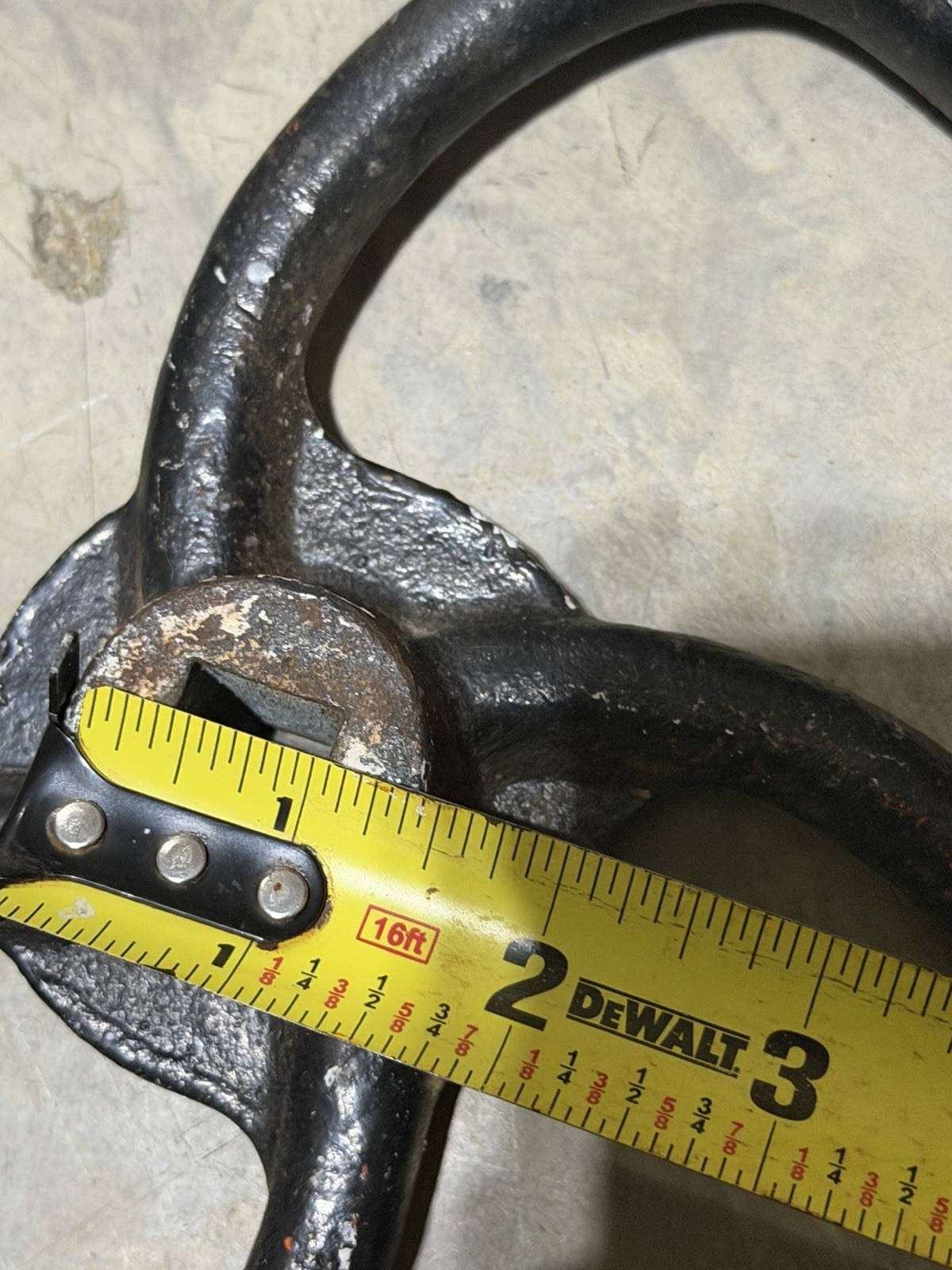Vintage Industrial Cast Iron ? Valve Hand Wheel Steam Punk Open Crank KKM T163W