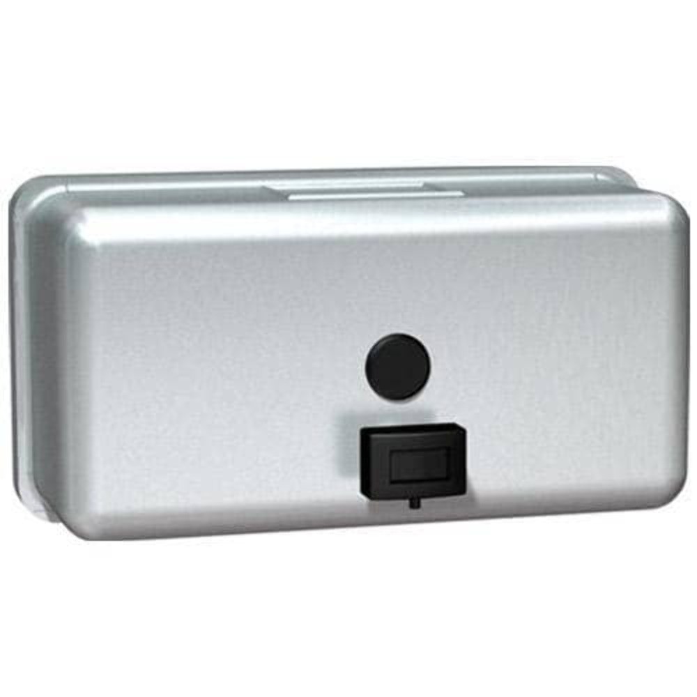 Old Stock ASI 10-0345 Stainless 40oz Wall Mounted Liquid Hand Soap Dispenser