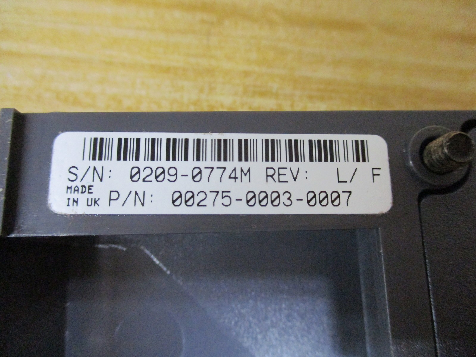 Fisher-Rosemount 00275-0003-0007 275 Hart Communicator 00275-0003-0XXX Rev. L//