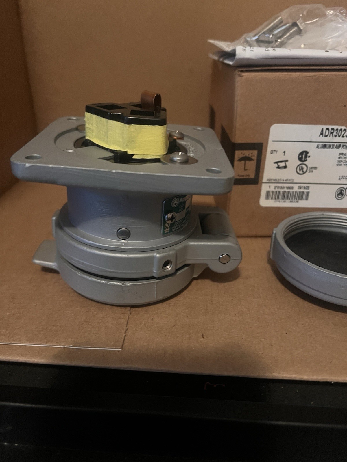 Appleton ADR3023 PowerTite 30A 250-600V Industrial Receptacle NEW