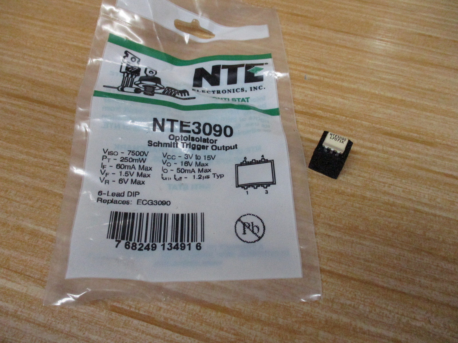 NTE NTE3090 Optoisolator (Pack of 2)