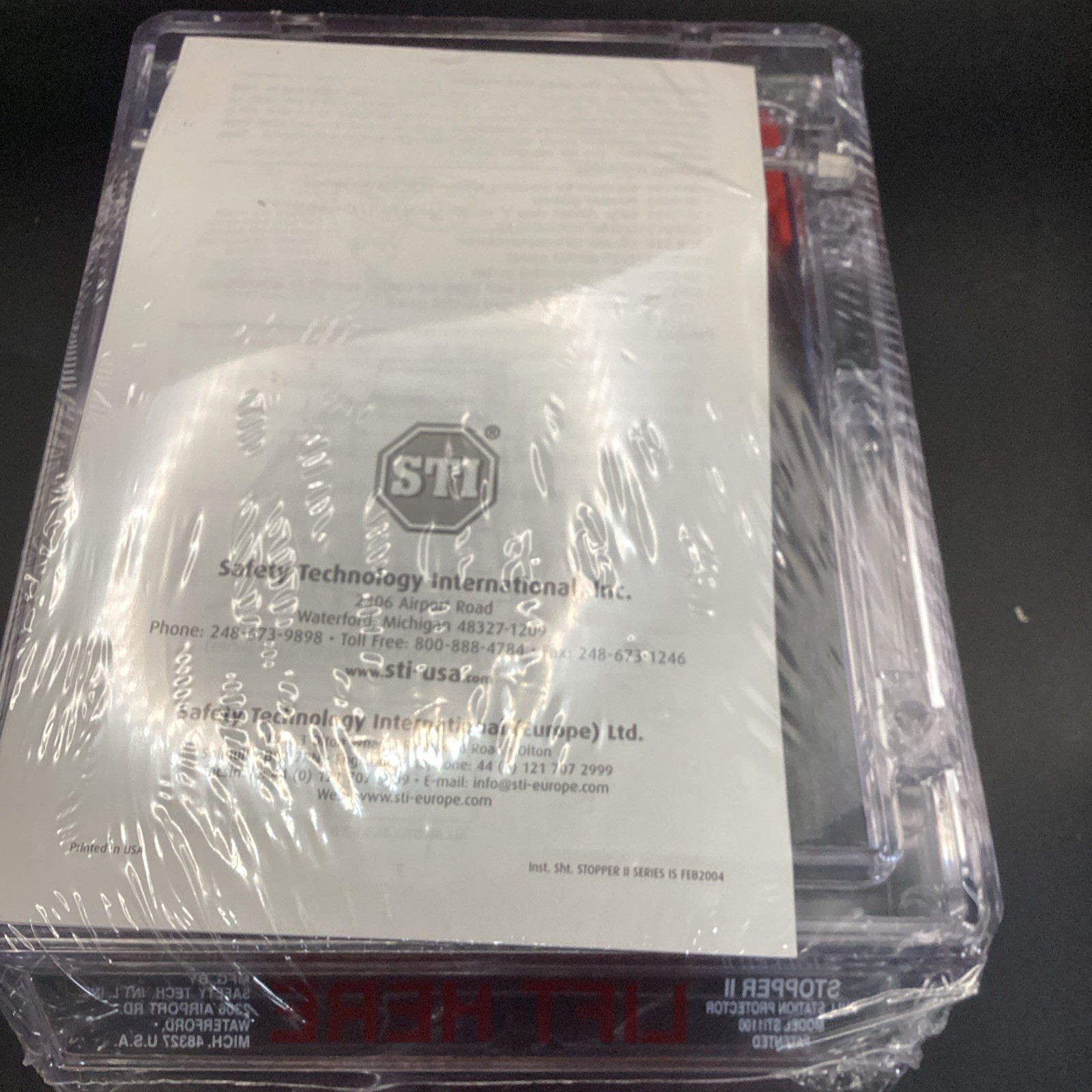 NEW STI stopper II with horn, False fire alarm stopper flush mount ST1-1100