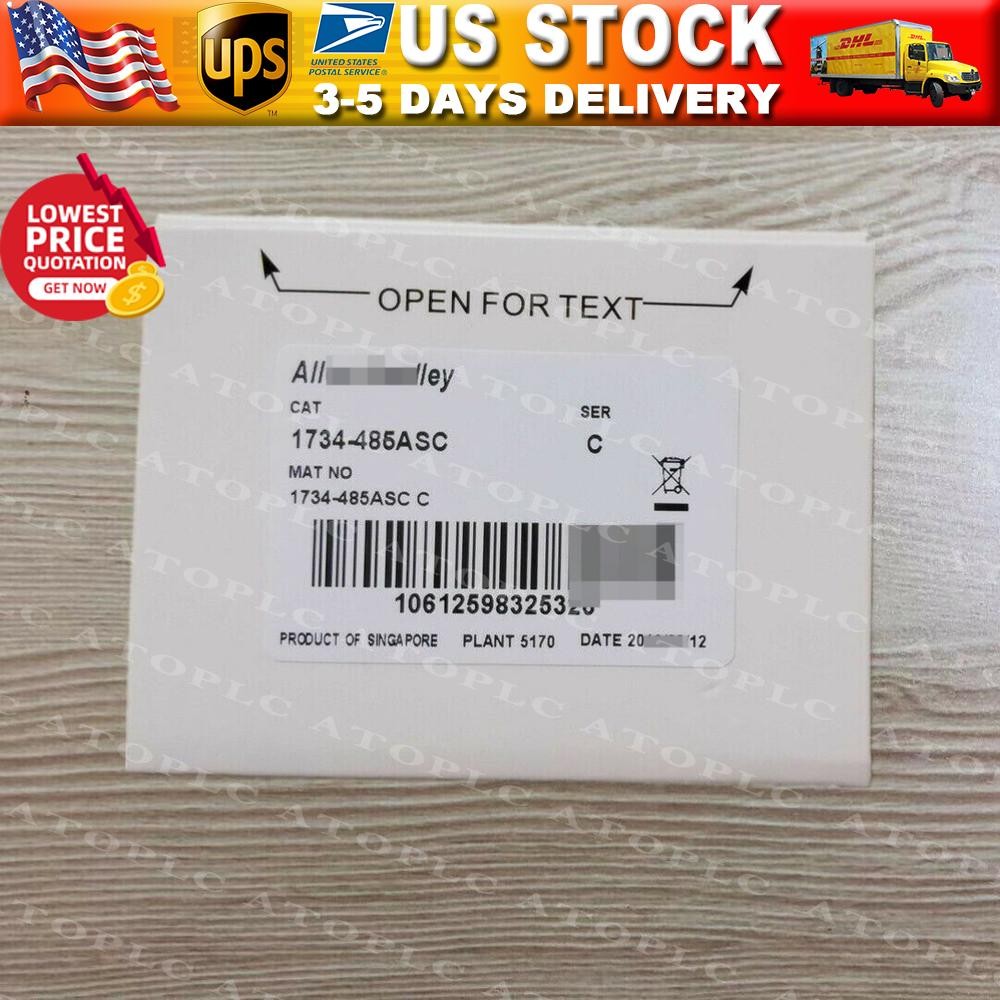 1734-485ASC /C AB I/O RS-485/RS-422 ASCII Interface New Fast Shipping