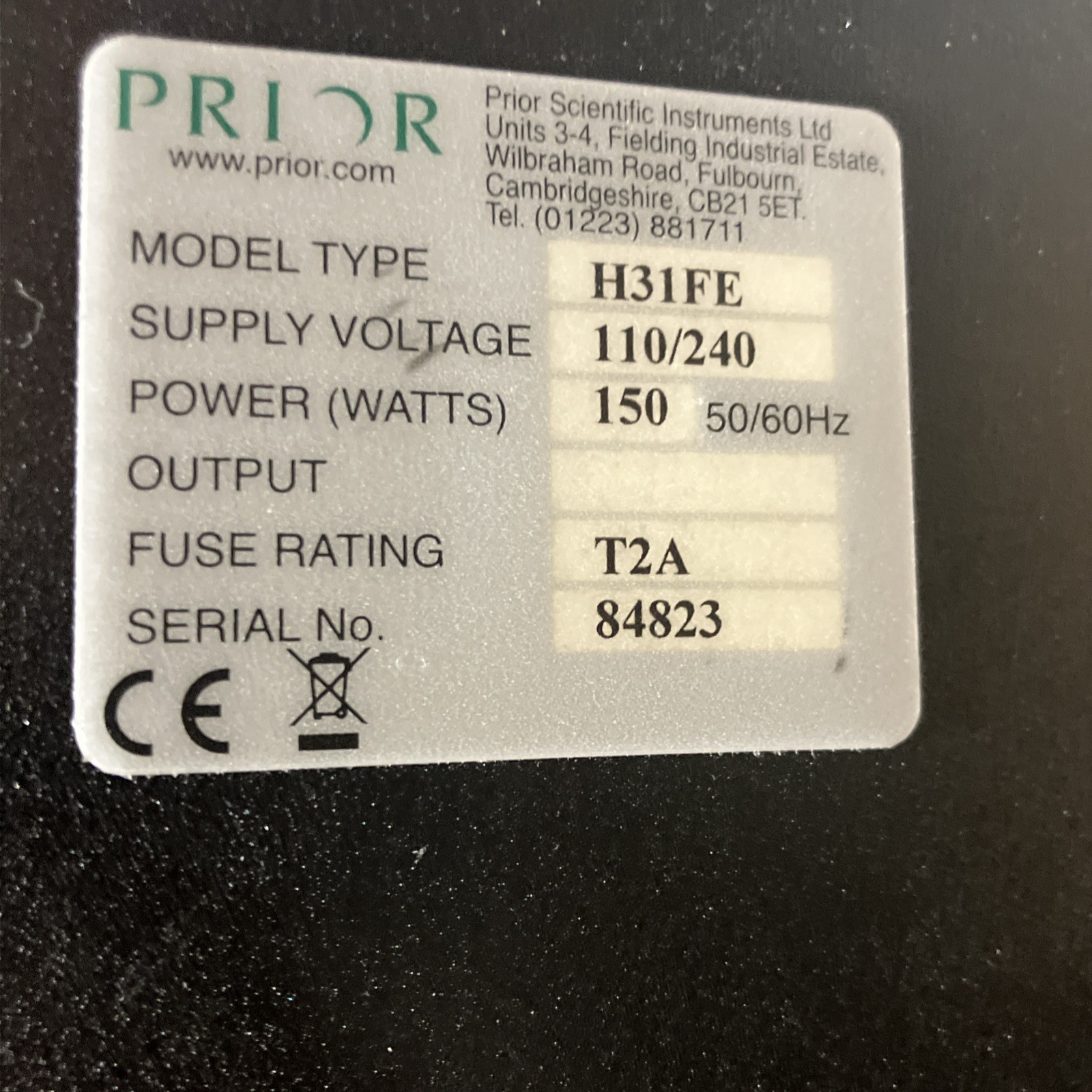 Prior Scientific – ProScan III w/lumen200pro, and Software (see Images)
