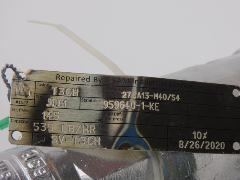 FARRIS ENGINEERING 27CA13-M40/S4 1/2X1C 145PSI UNMP