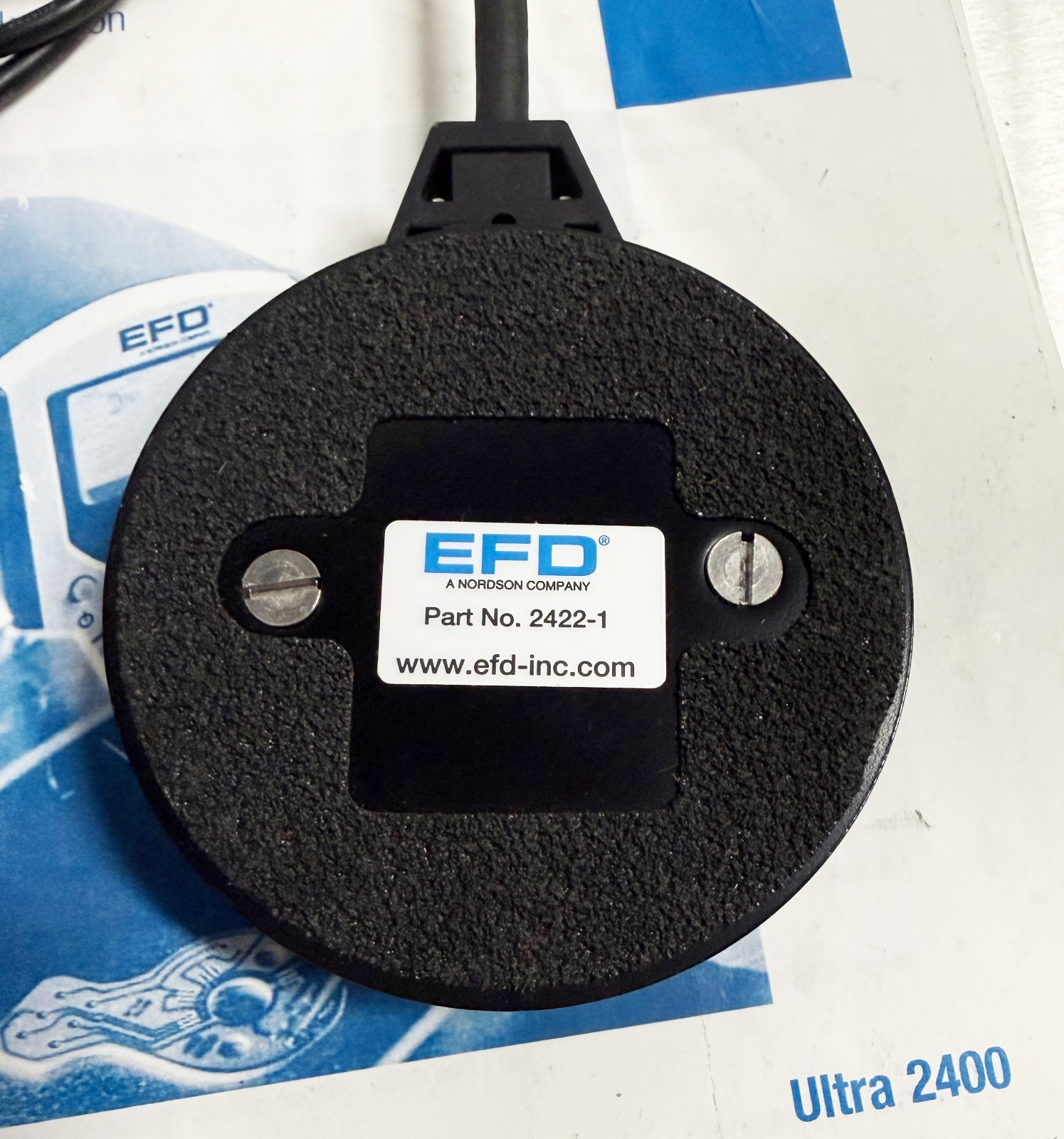 EFD Ultra 2400 Workstation Precision Digital Fluid Dispensing Unit + Foot Pedal