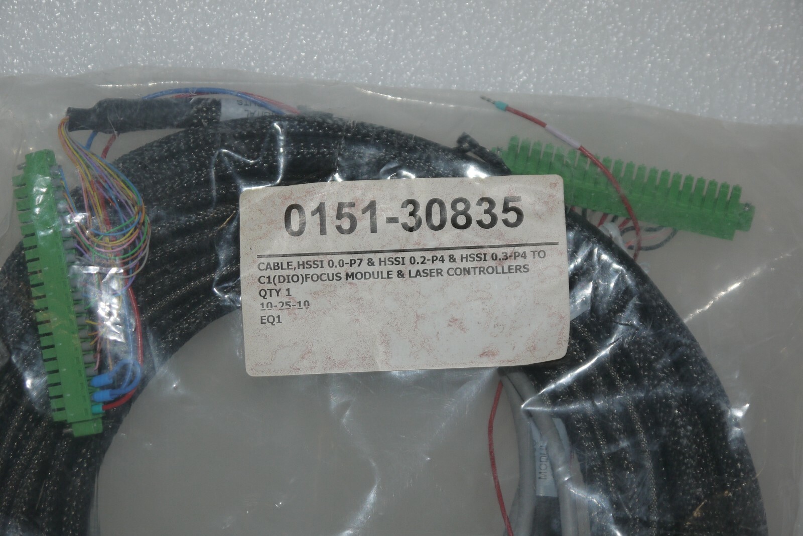 HSSI 90130690 CABLE 0.0-p7 0.2-p4 0.3-p4 To C1 FOCUS MODULE LASER CONTROLLER NEW