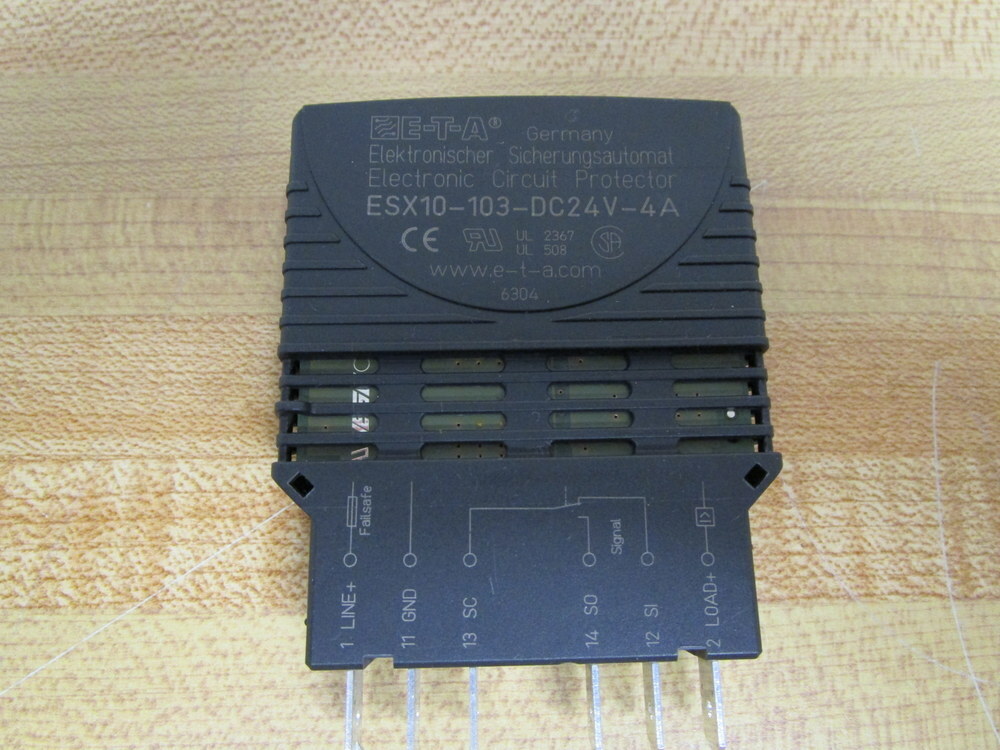 ETA ESX10-103-DC24V-4A Electronic Circuit Protector ESX10103DC24V4A