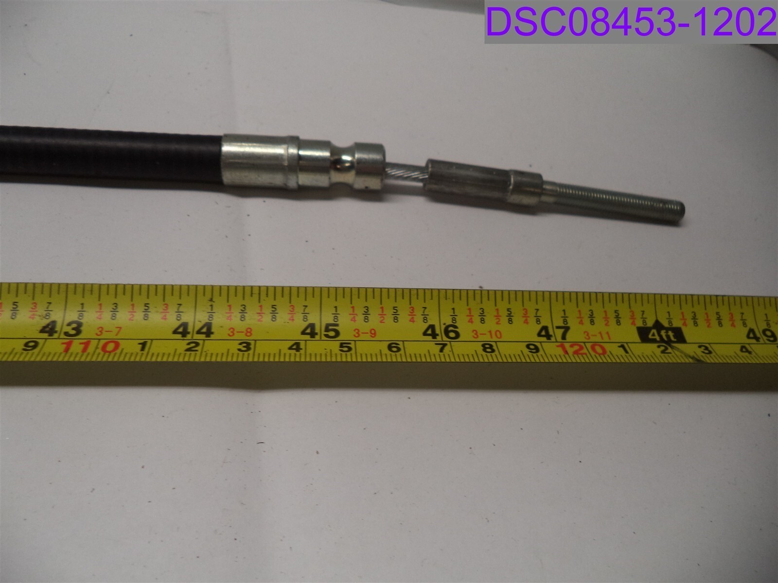 Push Pull Cable 4′ Overall Length, 10″ Travel Length