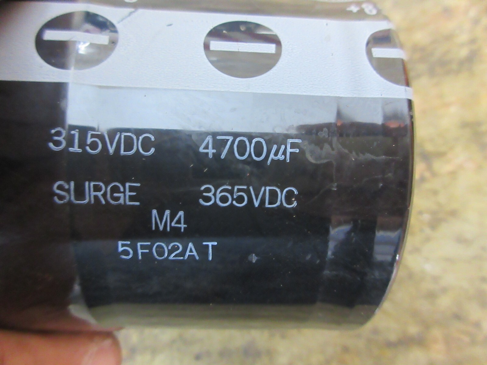 MARCON BWP 85 C 315 VDC 4700 UF SURGE 364 VDC M4 5F02AT CAPACITOR