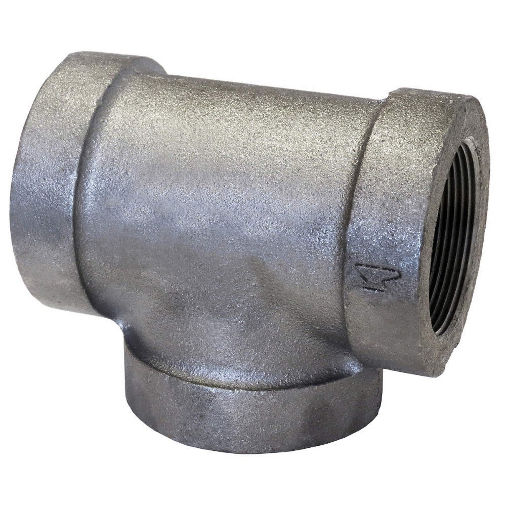 ANVIL 0310517404 Tee, Malleable Iron, 3 in Pipe Size,FNPT 12G049