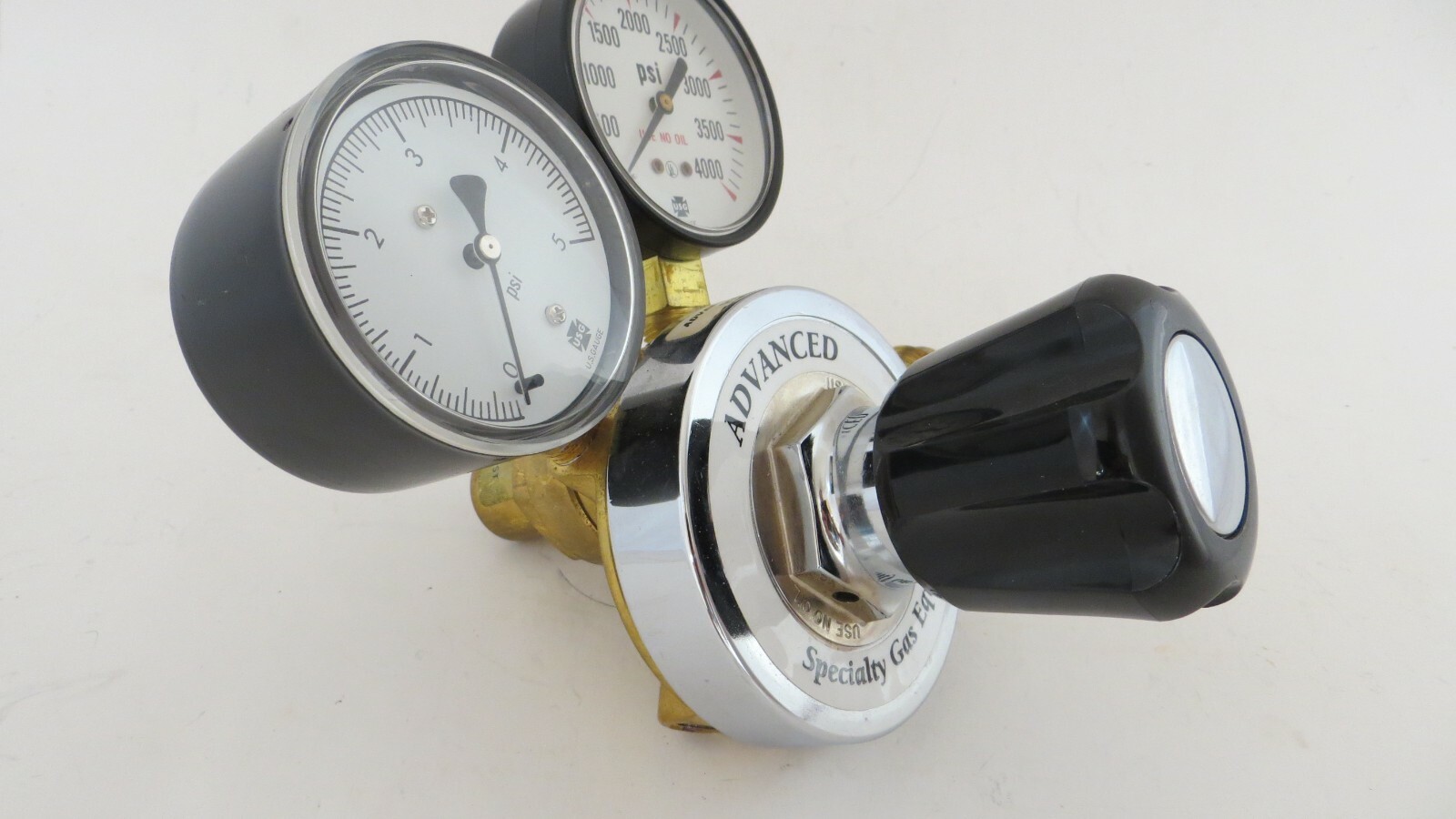 Advanced Specialty Gas TSC580 Regulator, Inlet: 3000psi Max, Outlet: 3psi
