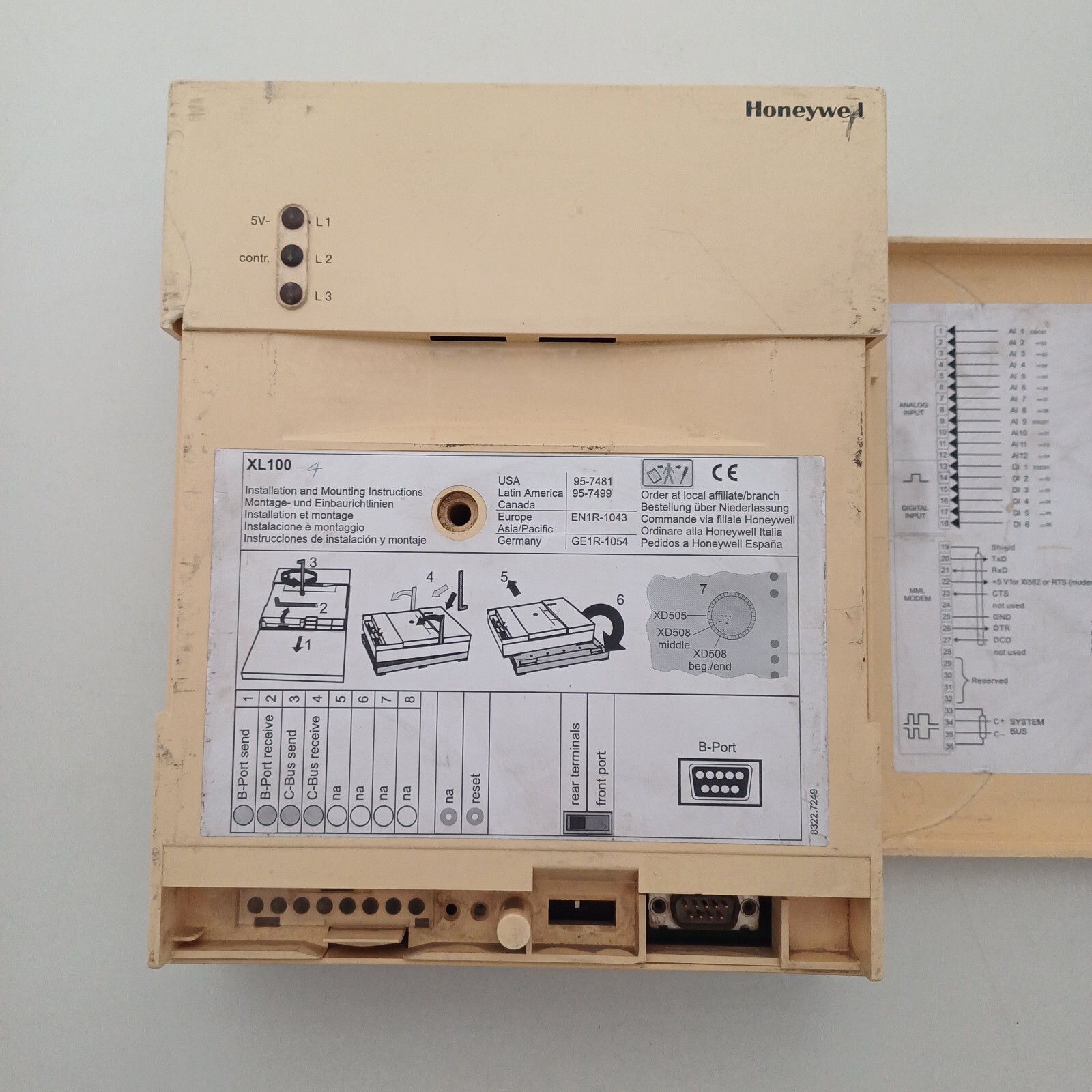 HONEYWELL XL100C EXCEL 100C WITH C-BUS & MODEM INTERFACE GERMANY
