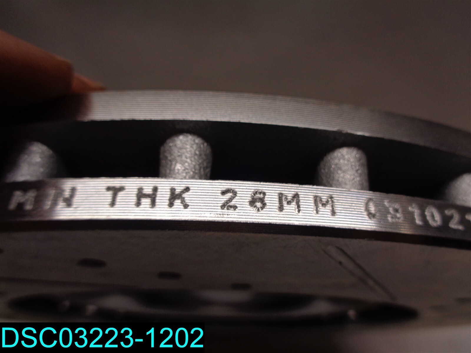 Disc Brake Rotor Drilled & Slotted Silver Front Left DFC Part #631-21038L