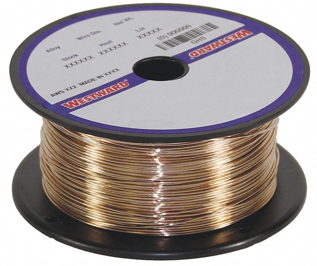 Westward 2 lb. Silicon Bronze Spool MIG Welding Wire with 0.023″ Diameter and