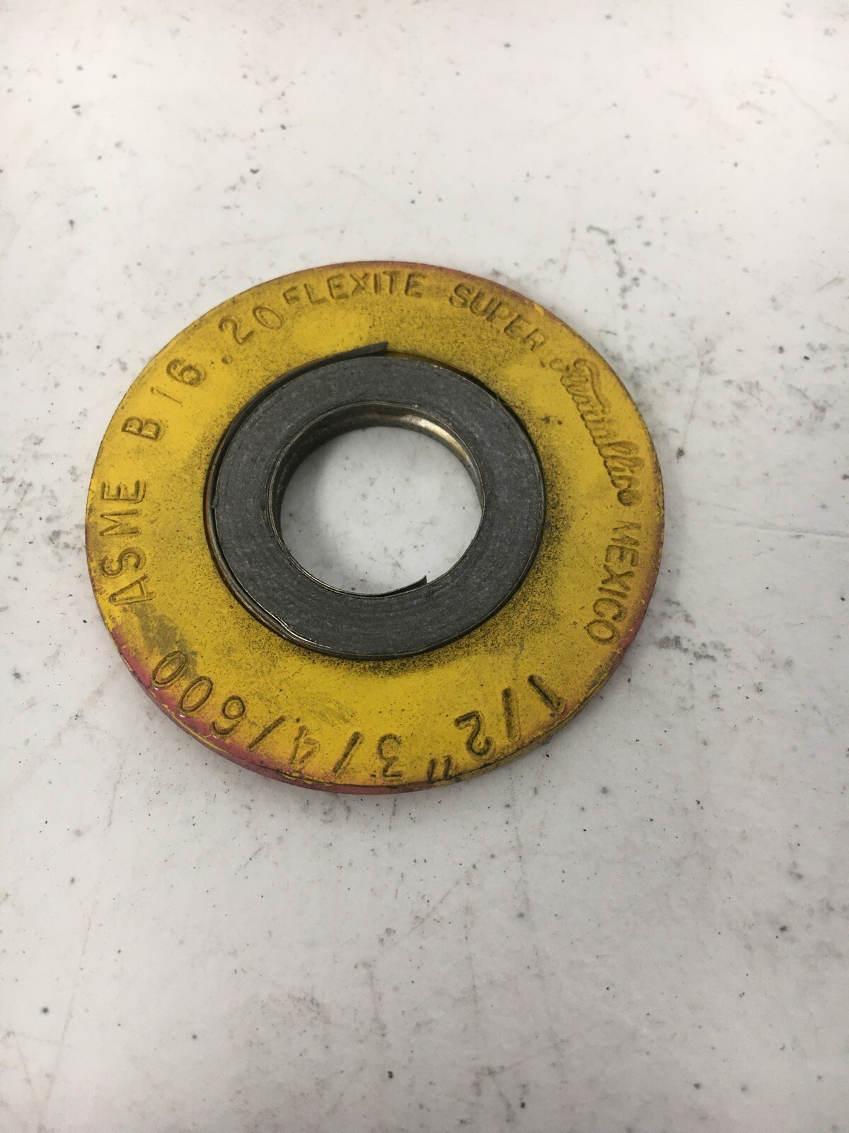 Lot of 7 – FLEXITALLIC 1/2″ 3/4/600 SPIRAL WOUND GASKET ASME B 16.20