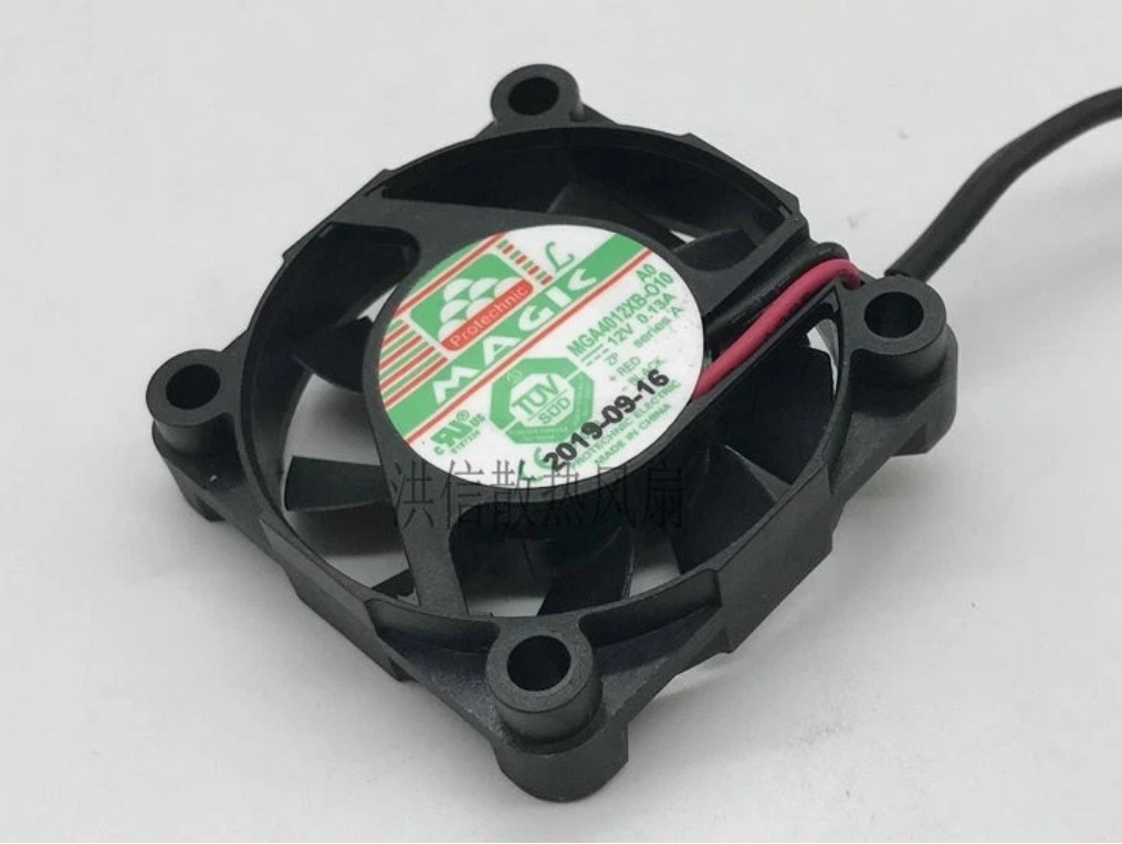 1 PC Protechnic MAGIC Fan MGA4012XB-O10 DC12V 0.13A 4010 4cm 2 wire axial fan
