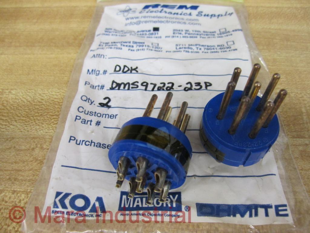 DDK DMS9722-23P Circular Insert DMS972223P (Pack of 2)