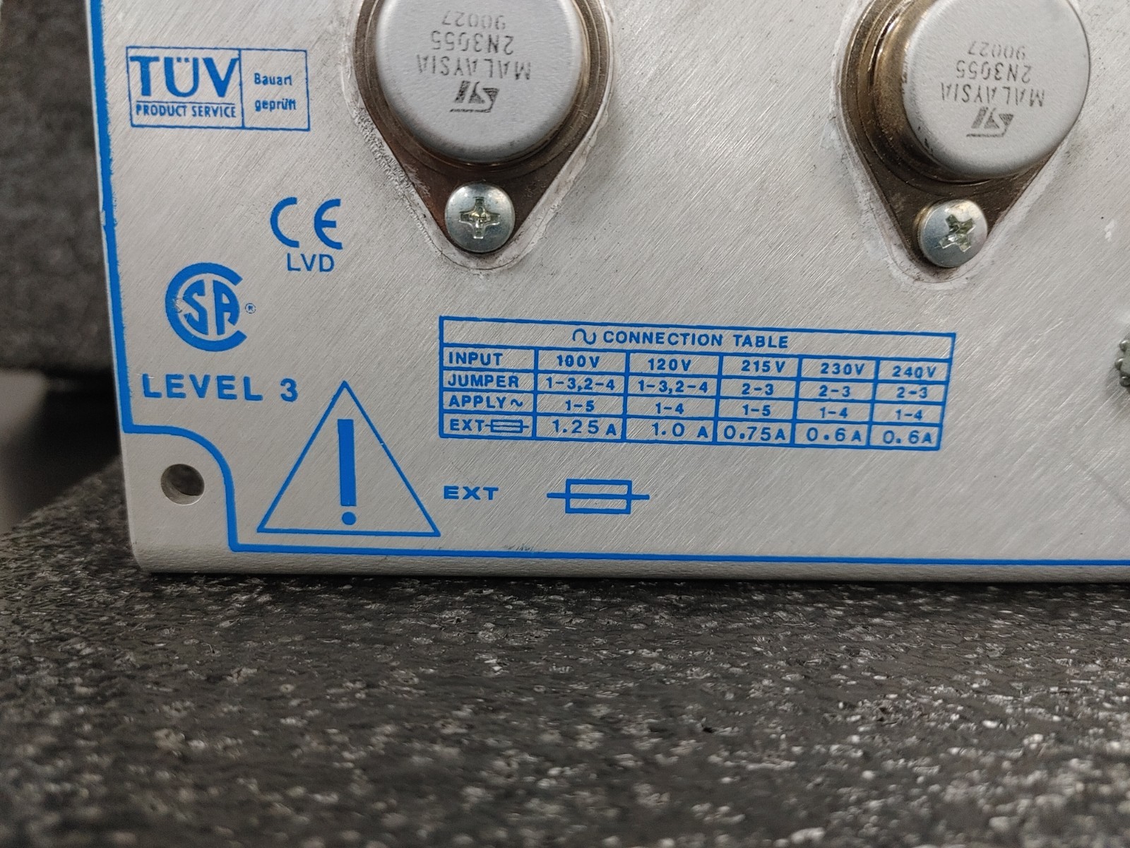CONDOR HBB512-A+ 5VDC 3A W/OVP Output Power Supply