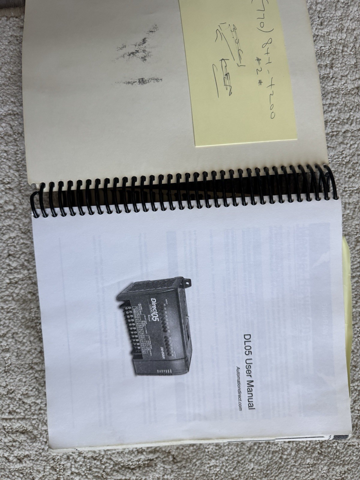 DL05 micro PLC USER MANUAL