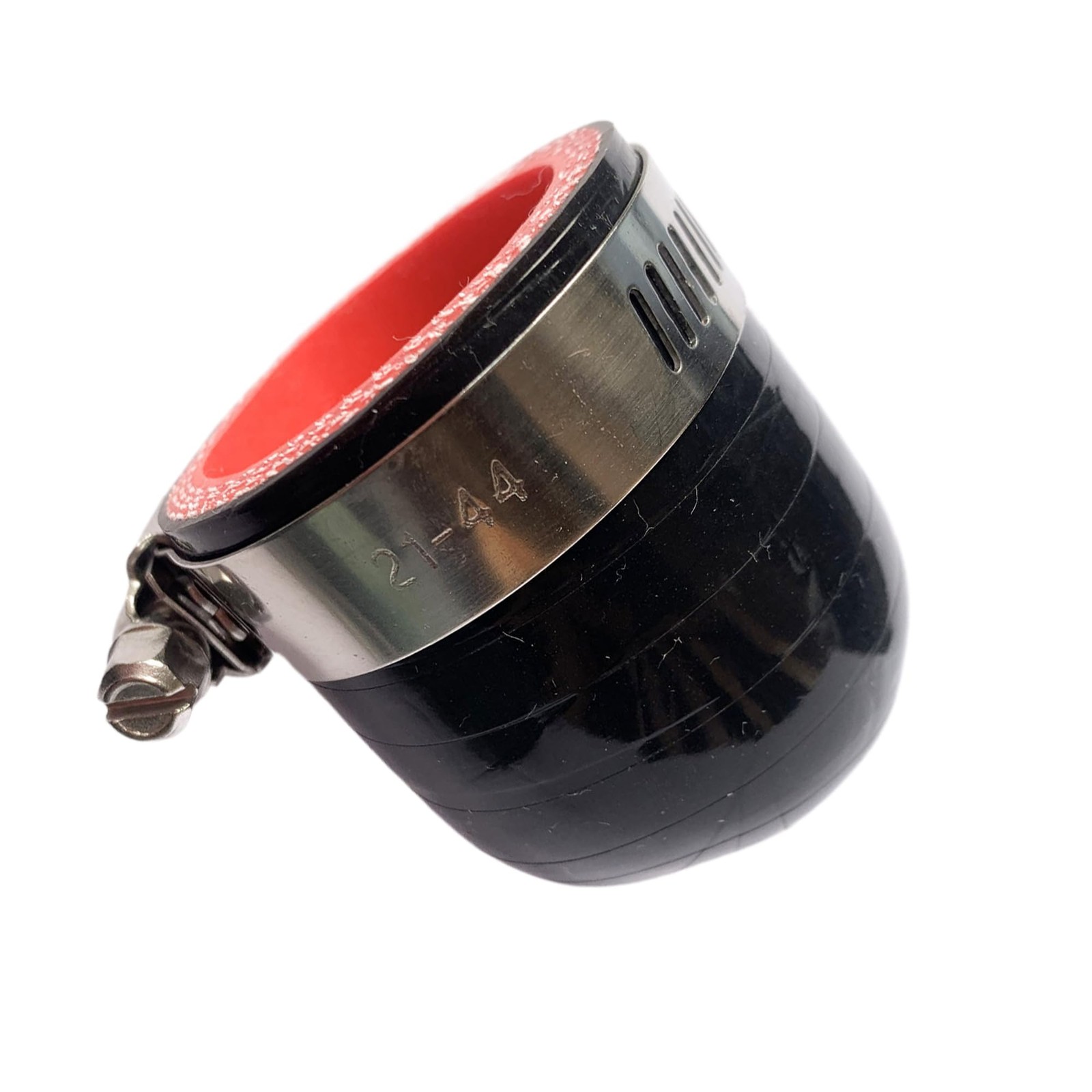 35mm 13/8 Inch Black 4Ply Reinforced Silicone Hose Cap Clamp Turbo Bypass