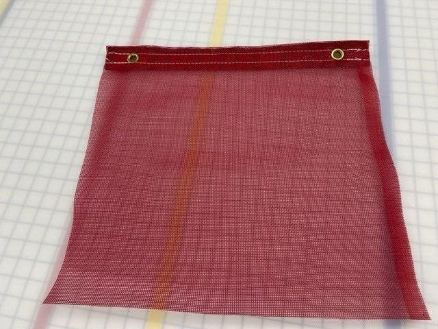 *NEW* 18″ x 18″ RED Mesh Safety Flags w/Grommets (6pc) Oversize Load Heavy Duty