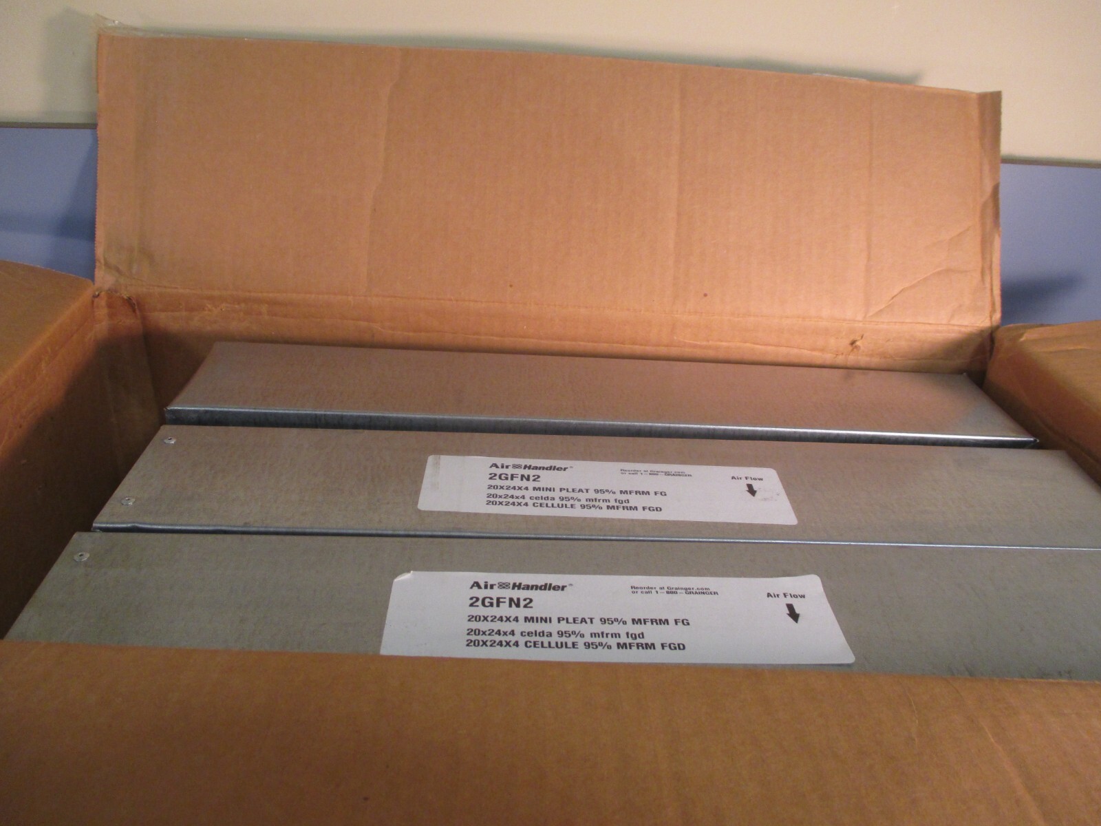Air Handler Mini Pleat Air Filter 20″ x 24″ x 4″ 95% MFRM FG 2GFN2